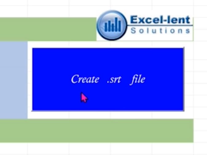 SRT File Creator Demo